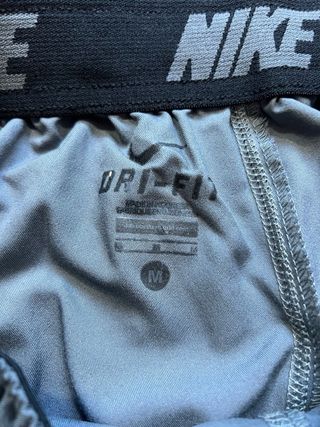 Pantalón Ancho de Chándal Nike Gris y Negro