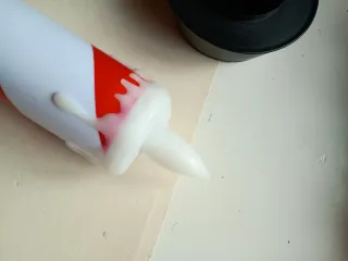 Vela LED Navidad Rallas Rojas y Blancas