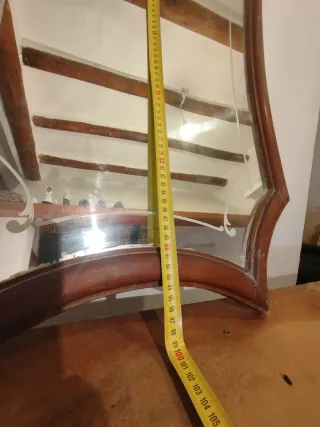Espejo de madera, opcion de restaurar