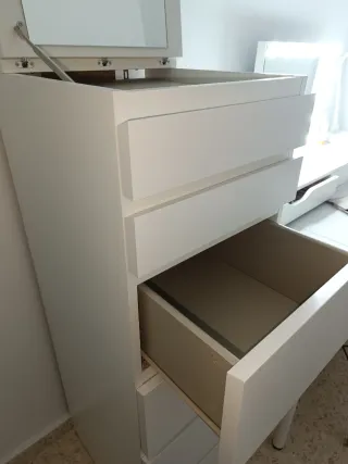 Cajonera alta IKEA MALM blanca