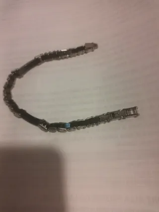 Bracciale Uomo Acciaio e Caucciù