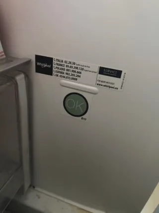 Nevera Combi Whirlpool