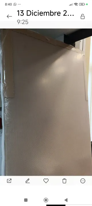 Base tapizada embalada