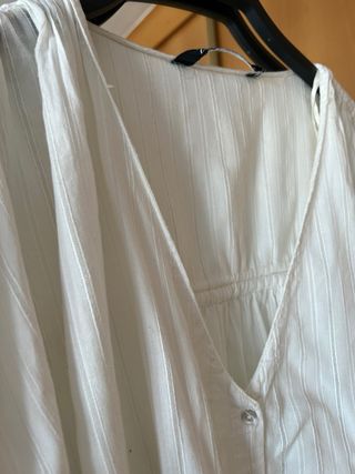 Camisa boho oversize blanca