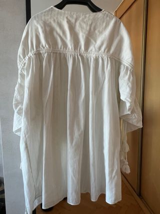 Camisa boho oversize blanca