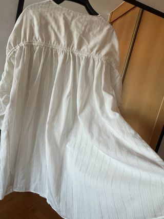 Camisa boho oversize blanca