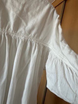 Camisa boho oversize blanca