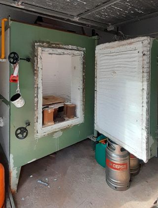 Horno de cerámica a gas grande aprox. 400 litros