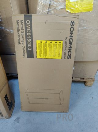 Armario de Garaje de 5 Estantes con 2 Puertas