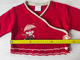 Chaqueta bebé burdeos 12 meses