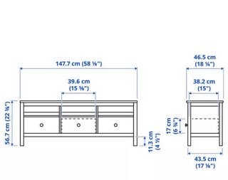 Mueble Televisión Hemnes Ikea Madera