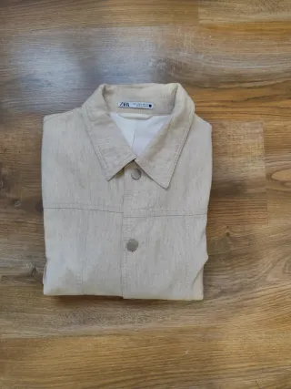 Chaqueta Zara Hombre Talla M Beige