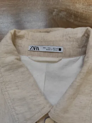 Chaqueta Zara Hombre Talla M Beige