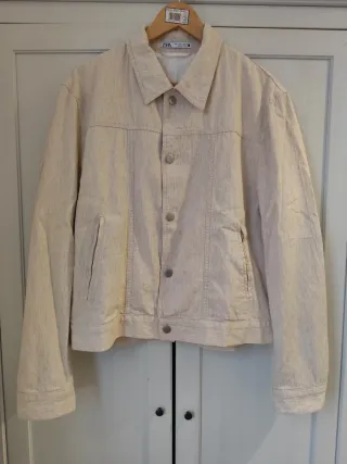 Chaqueta Zara Hombre Talla M Beige