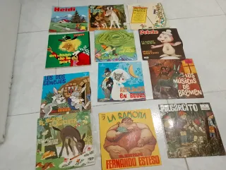 Lote 30 vinilos Infantiles Cuentos 1980