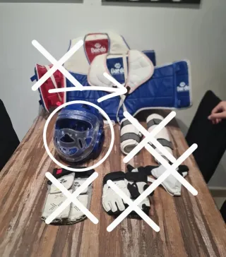 Protezione Taekwondo Daedo con Peto e Casco