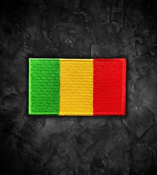 Malí 🇲🇱 Parche bandera termoadhesiva