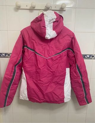 Chaqueta de esquí/snow Peak Peak rosa y blanca