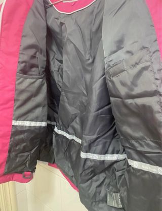 Chaqueta de esquí/snow Peak Peak rosa y blanca
