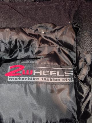 Chaqueta Moto Negra 2 Wheels