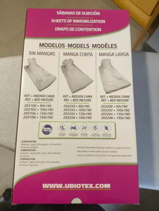 Sábanas de sujeción para cama 90cm