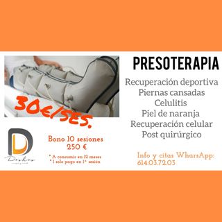 PRESOTERAPIA tratamiento