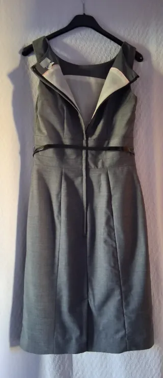 Vestito donna grigio smanicato
