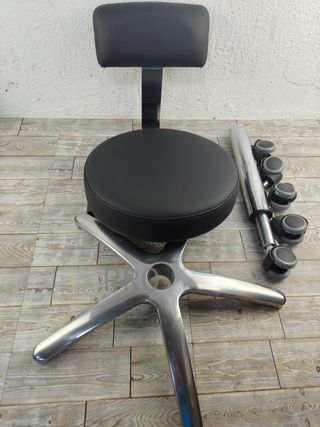 Taburete negro - Edelweiss