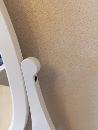 Tocador Ikea Blanco con Espejo Ovalado