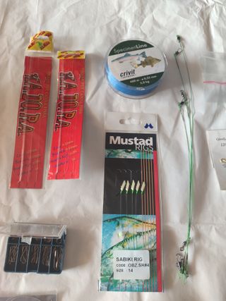 Canna da pesca Maver e set accessori con retino