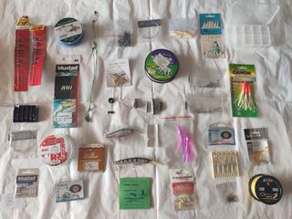 Canna da pesca Maver e set accessori con retino