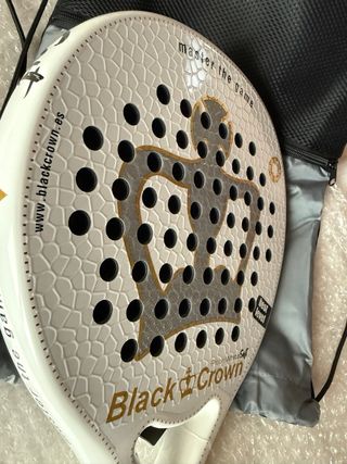 Racchetta Padel Black Crown Piton White Soft