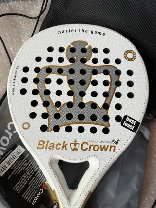 Racchetta Padel Black Crown Piton White Soft