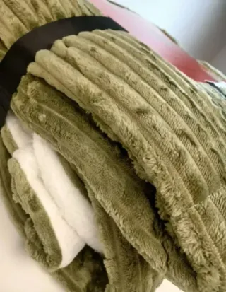 SHERPA CAMA GRANDE borreguito Edredón