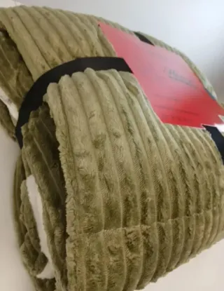 SHERPA CAMA GRANDE borreguito Edredón