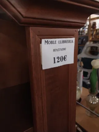 Estantería curva madera