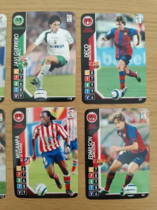 Pack 6 Fichas Panini Colección Derby Total