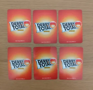 Pack 6 Fichas Panini Colección Derby Total