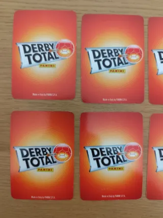 Pack 6 Fichas Panini Colección Derby Total