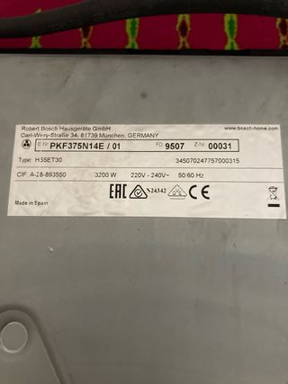 Vitrocerámica Bosch