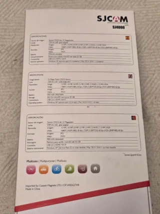 Cámara SJCAM SJ4000 WiFi Acción Sumergible