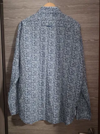 Camisa Flores azules