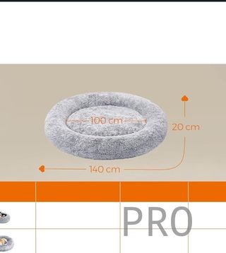 Cama de Perros, Cama para Perros, Cojín Central Extraíble y Lavable