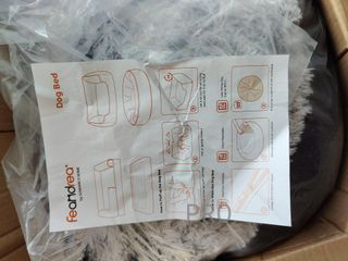 Cama de Perros, Cama para Perros, Cojín Central Extraíble y Lavable