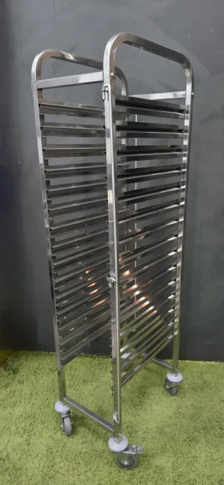 Carro Bandejero Gastronorm Acero Inoxidable