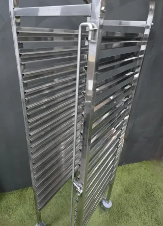 Carro Bandejero Gastronorm Acero Inoxidable