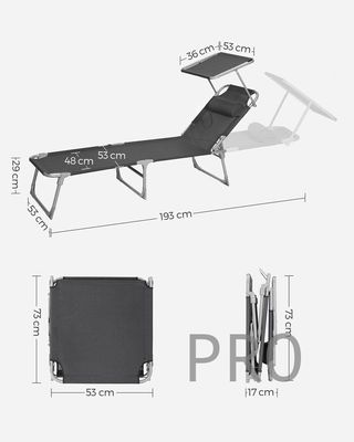 Tumbona para jardín - SONGMICS