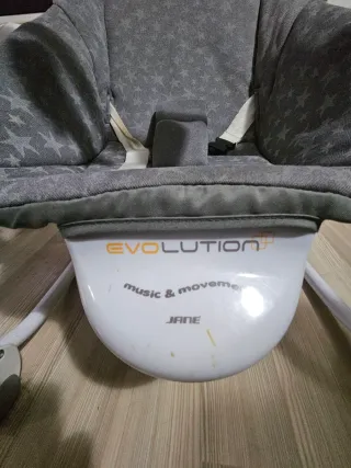 Silla bebé Jané gris estrellas