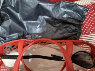 Capazo Tous Rojo Grande con Bolsa Interior