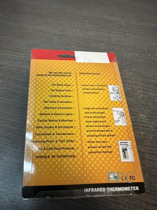 Termómetro infrarrojos para uso industrial,